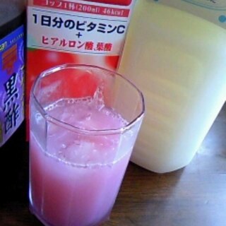 黒酢＆アセロラ☆カルピスジュース